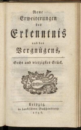Sechs und vierzigstes Stück.