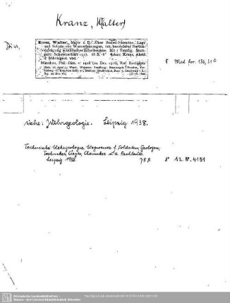 Kranz, Walter