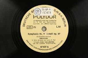 Symphonie Nr. V c-moll op. 67