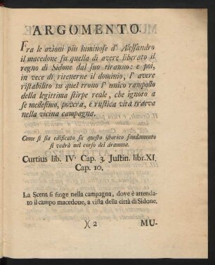Argomento