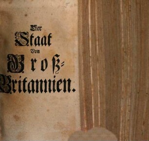 Der Staat Von Groß-Britannien