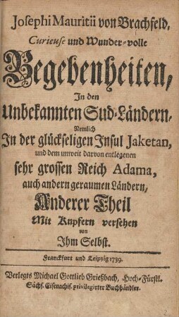 Anderer Theil: [...]