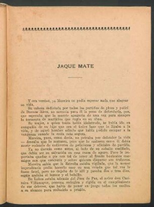 Jaque mate