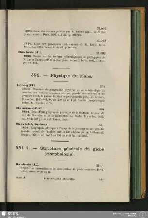 551. - Physique du globe