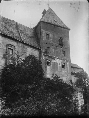 Schloss Rochlitz : Blick auf den Wohnturm des Rochlitzer Schlosses.