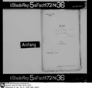 Klagesache der Bauern Cordt Götje und Cordt Wipper gegen den Akziseeinnehmer Jacob Broyer in Cranz wegen des Viehzolls
