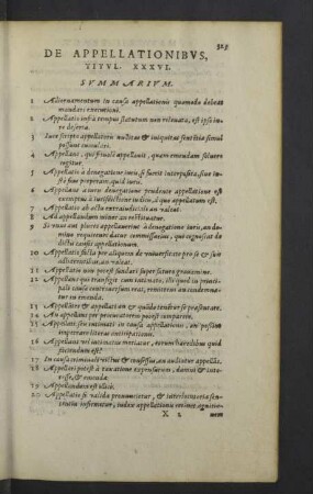 Titul. XXXVI. - XLIII.
