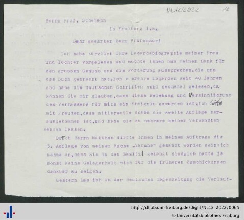 Brief, 22.02.1920