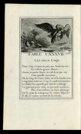Fable CXXXVII. Les Deux Coqs.