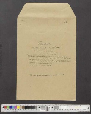 Band 28: Wintersemester 1900/1901 in Kiel (Dr. med. u. phil., Assistent in Kiel, Cand. Med.)