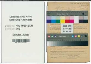 Entnazifizierung Julius Schultz , geb. 25.04.1893 (Postschaffner)