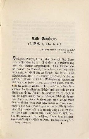 Homiletische Werke, 11. Prophezie und Glaube : nach Vorträgen über die zwölf Prophezien der Charwoche, gehalten in der Stadtpfarrkirche zu St. Peter in Wien
