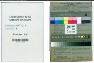 Entnazifizierung Karl Altwicker , geb. 06.06.1887 (Kaufmann)