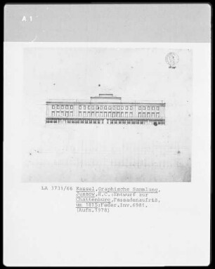 Kassel & Landgrafenschloß (Chattenburg) & Fassade