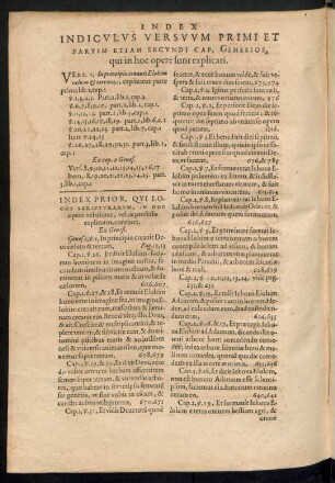 Index Indiculus Versuum ...