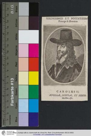 Serenissimus Et Potentissimus Princeps & Dominus Carolus II. Angliæ, Scotiæ, Et Hiberniæ Rex, &c.