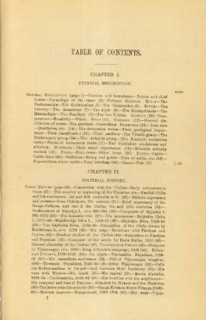 Table of contents