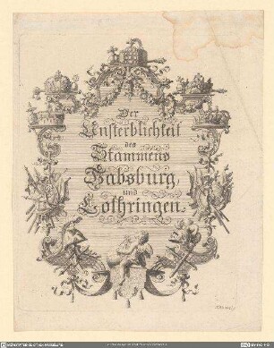 Der Unsterblickkeit des Stammens Habsburg und Lothringen