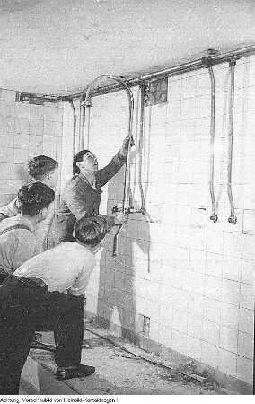 Dresden, Wachwitz. Kinderheim Wachwitz, 22. Januar 1952