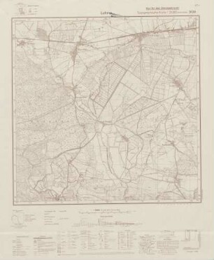 3139 Lohm, Topographische Karte 1:25000 (4cm - Karte)