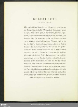 Robert Burg : (Alberich, Kothner)