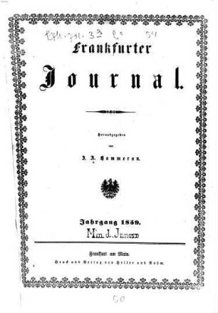 Frankfurter Journal. 1859,7/9