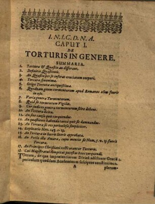 Disputatio juridica De torturis et tormentis