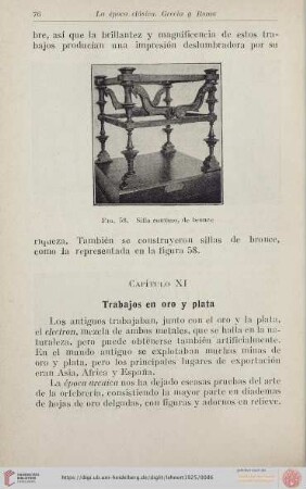 Capítulo XI. Trabajos en oro y plata