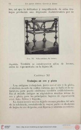 Capítulo XI. Trabajos en oro y plata