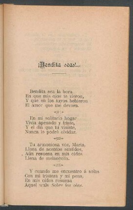 ¡Bendita seas!...