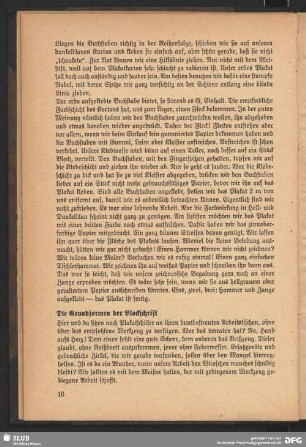 Die Grundformen der Blockschrift