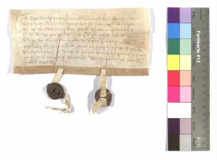 Seitz Streckfuß von Lauden: Schadloshaltung; Siegel: Seitz Streckfuß und Beringer von Heinstadt.