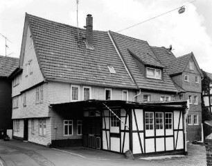 Fachwerkhaus; Alsfeld, Badergasse 9