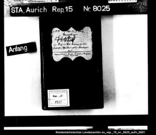Die Ausarbeitung einer neuen Deich- und Sielordnung für Ostfriesland