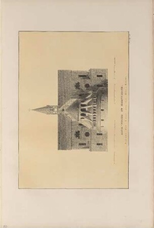 Illustration: Abtei-Kirche Zu Heisterbach. Aufriss des Chors von der Ost-Seite.