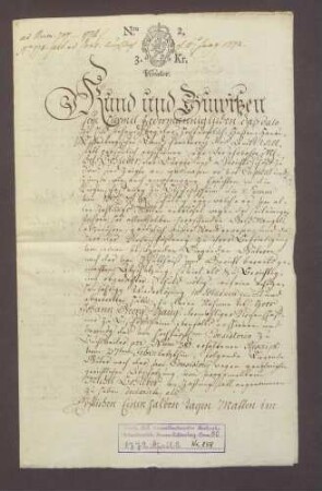 Michael Bohlleber zu Sand verkauft der Kirchenschaffnei Bischofsheim benannte Güter zu Sand um 145 fl.