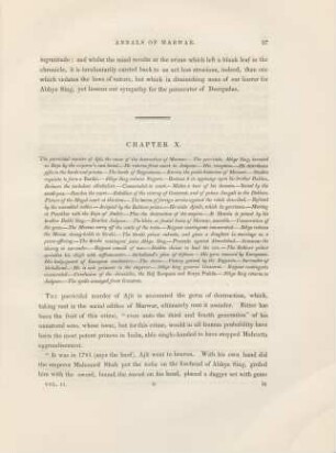 Chapter X. The parricidal murder of Ajít, the cause of the destruction of Marwar. - ...