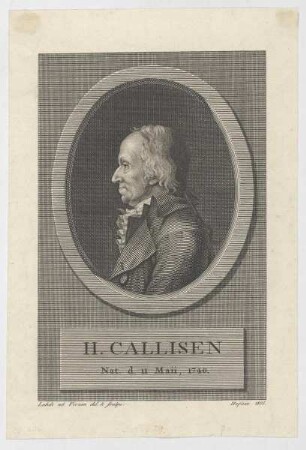 Bildnis des H. Callisen