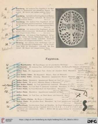 Fayence (Nr. 42-76)
