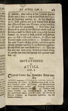 465-551, XXV. Imitationes Ex Attici.