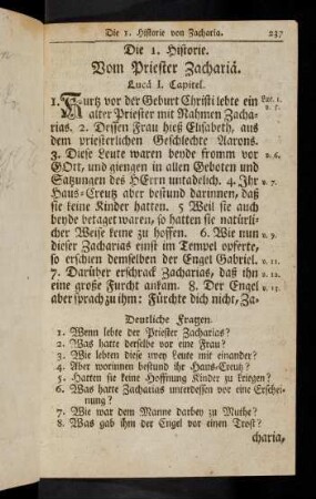 237-242, Die 1. - 2. Historie