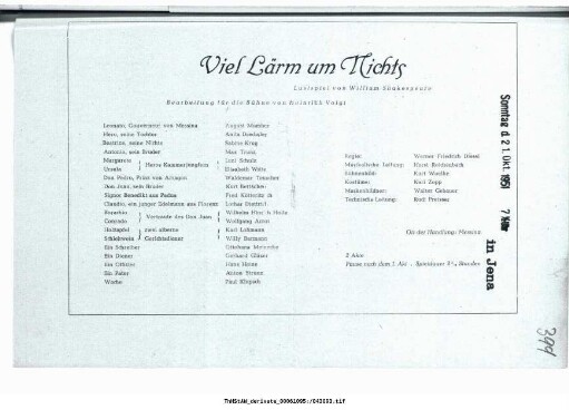 Viel Lärm um Nichts