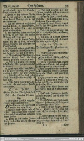 Der 61. Psalm