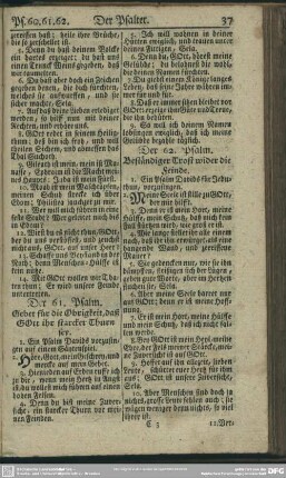 Der 61. Psalm