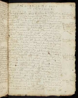 197r-222v Annotationes in duos libros de generatione et corruptione Aristotelis