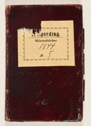 Skizzenbuch 1844