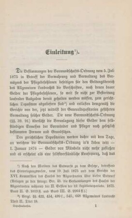 Einleitung.