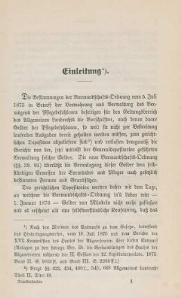 Einleitung.