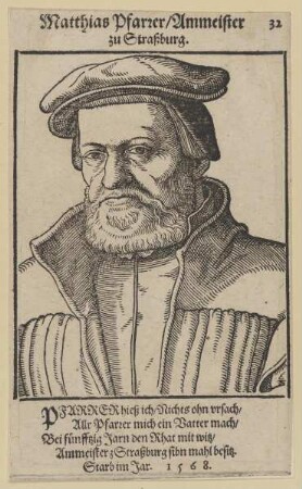 Bildnis des Matthias Pfarrer