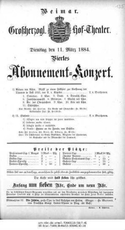Abonnement=Konzert